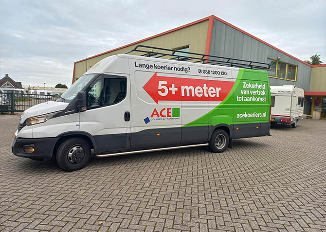 lang pakket verzenden door ACE Courier & Transport