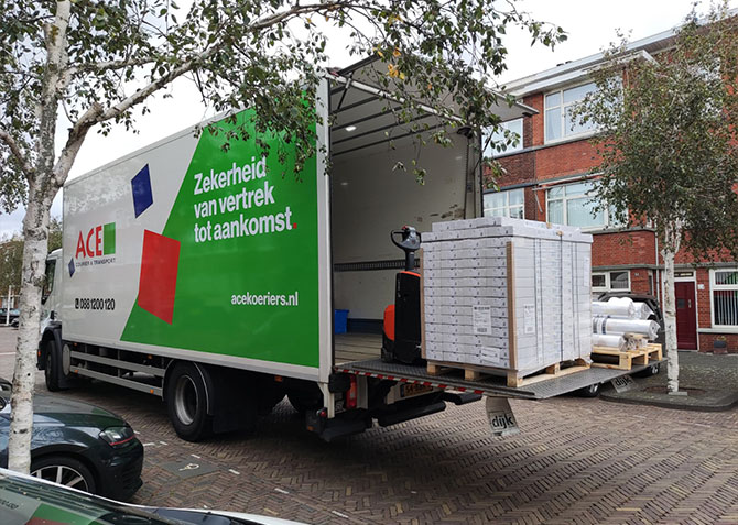 transport voor webshops door ACE Courier & Transport